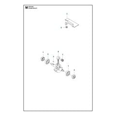 Husqvarna 525HF3S - Crankshaft