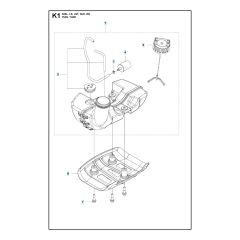 Husqvarna 525L - Fuel Tank