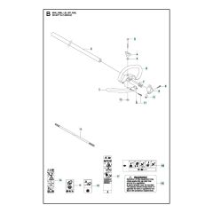 Husqvarna 525L - Shaft & Handle