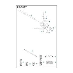 Husqvarna 525LS - Shaft & Handle