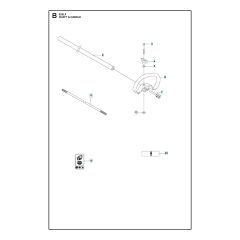 Husqvarna 525Lx - Shaft & Handle