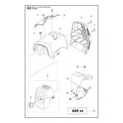 Husqvarna 525RK - Cover