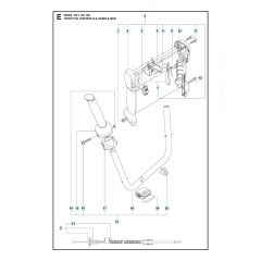 Husqvarna 525RK - Throttle Controls