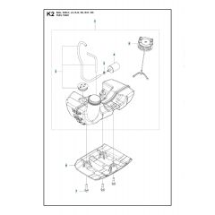 Husqvarna 525RX - Fuel Tank