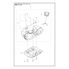 Husqvarna 525RXT - Fuel Tank