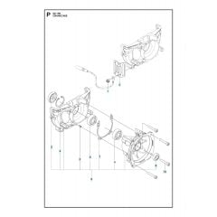 Husqvarna 531RB - Crankcase