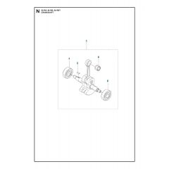 Husqvarna 531RS - Crankshaft