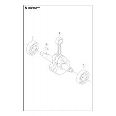 Husqvarna 533RS - Crankshaft