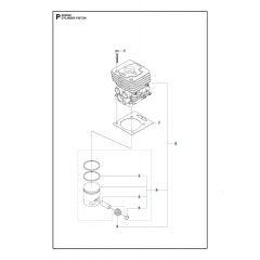 Husqvarna 535FBx - Cylinder Piston