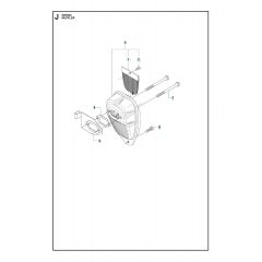 Husqvarna 535FBx - Muffler