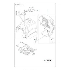 Husqvarna 535Lk - Cylinder Cover