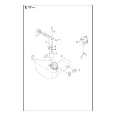 Husqvarna 535Lk - Fuel Tank