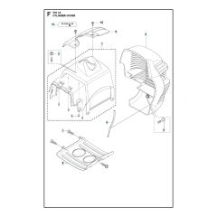 Husqvarna 535LS - Cylinder Cover