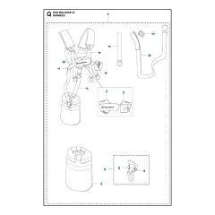 Husqvarna 535LS - Harness