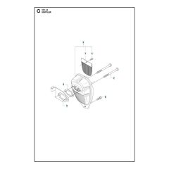 Husqvarna 535LS - Muffler