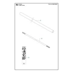 Husqvarna 535LS - Shaft 2