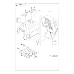 Husqvarna 535LST - Cylinder Cover