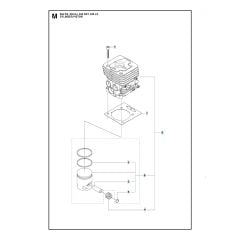 Husqvarna 535RJ - Cylinder Piston