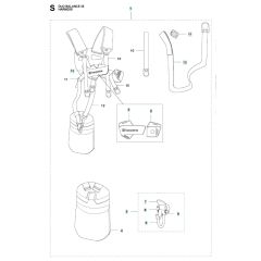 Husqvarna 535RJ - Harness