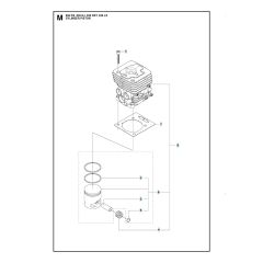 Husqvarna 535RX - Cylinder Piston