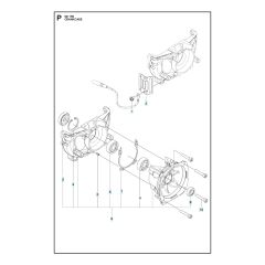 Husqvarna 541RB - Crankcase