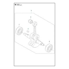 Husqvarna 541RB - Crankshaft