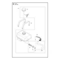 Husqvarna 541RB - Fuel Tank