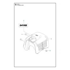 Husqvarna 541RS - Cylinder Cover