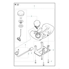 Husqvarna 541RS - Fuel Tank