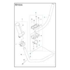 Husqvarna 541RS - Handle