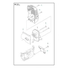Husqvarna 541RS - Muffler