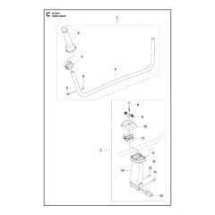 Husqvarna 541RST - Handle