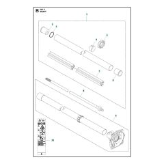 Husqvarna 545F - Shaft