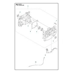 Husqvarna 545FR - Crankcase