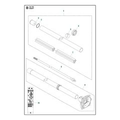 Husqvarna 545FR - Shaft