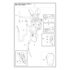 Husqvarna 545FXAutoTune - Harness