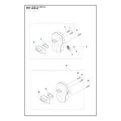 Husqvarna 545FXAutoTune - Muffler