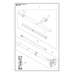 Husqvarna 545FXAutoTune - Shaft