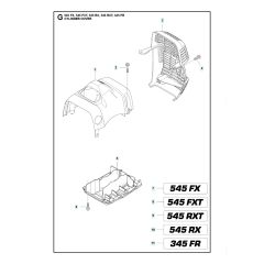 Husqvarna 545FX - Cylinder Cover