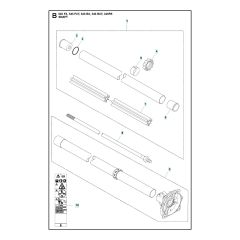 Husqvarna 545FX - Shaft