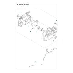 Husqvarna 545RX - Crankcase