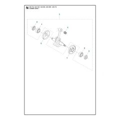 Husqvarna 545RX - Crankshaft