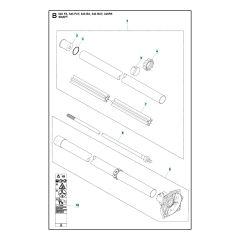 Husqvarna 545RX - Shaft