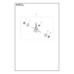 Husqvarna 545RXTAT - Crankshaft