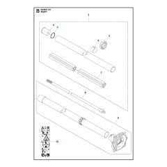 Husqvarna 545RXTAT - Shaft