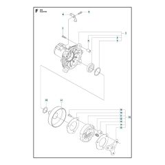 Husqvarna 555FRM - Clutch