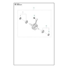 Husqvarna 572XP - Crankshaft