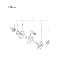 Husqvarna 576XP - Crankshaft