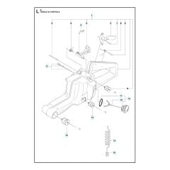 Husqvarna 61 - Handle & Controls