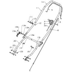 Masport 625AL - 465774 - May 2019 8355134 - Handle